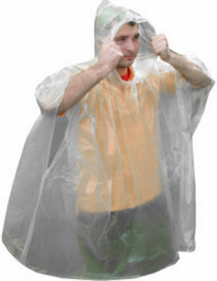 American Outdoor Brands Products Co, Emergency Rain Poncho, Clear (Pack of 6)