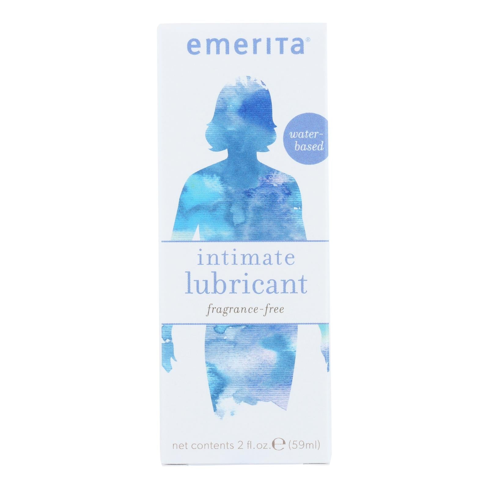 Emerita, Emerita Natural Lubricant with Vitamin E - 2 fl oz