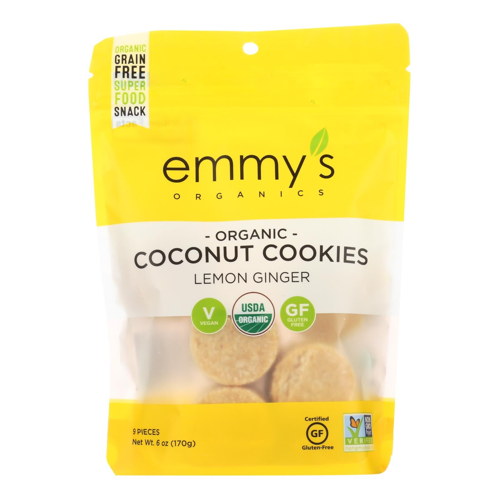 Emmy'S Organics, Emmy's Organics  Organic Coconut - Case of 8 - 6 oz. (Pack of 8)