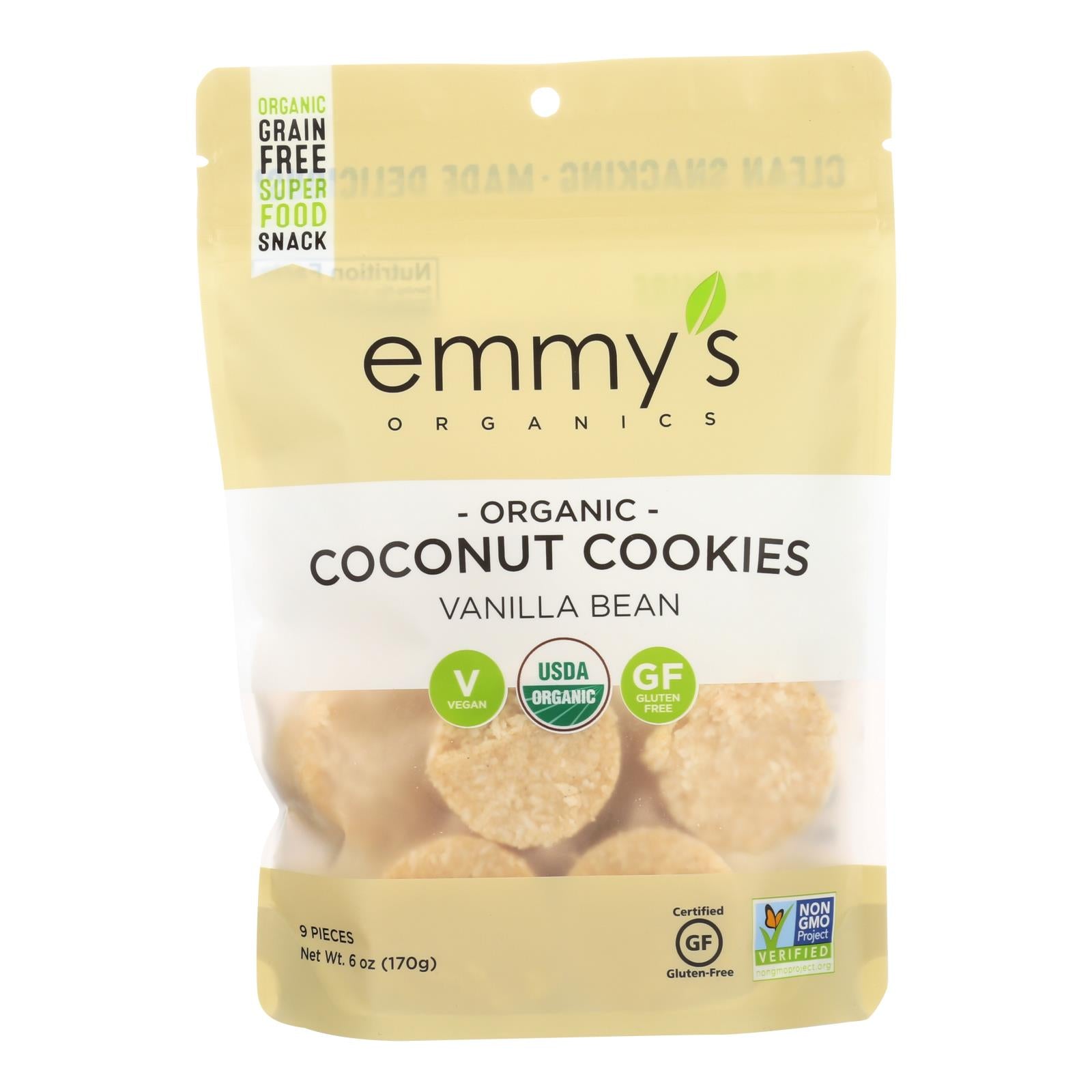 Emmy'S Organics, Emmy's Organics  Organic Coconut - Case of 8 - 6 oz. (Pack of 8)