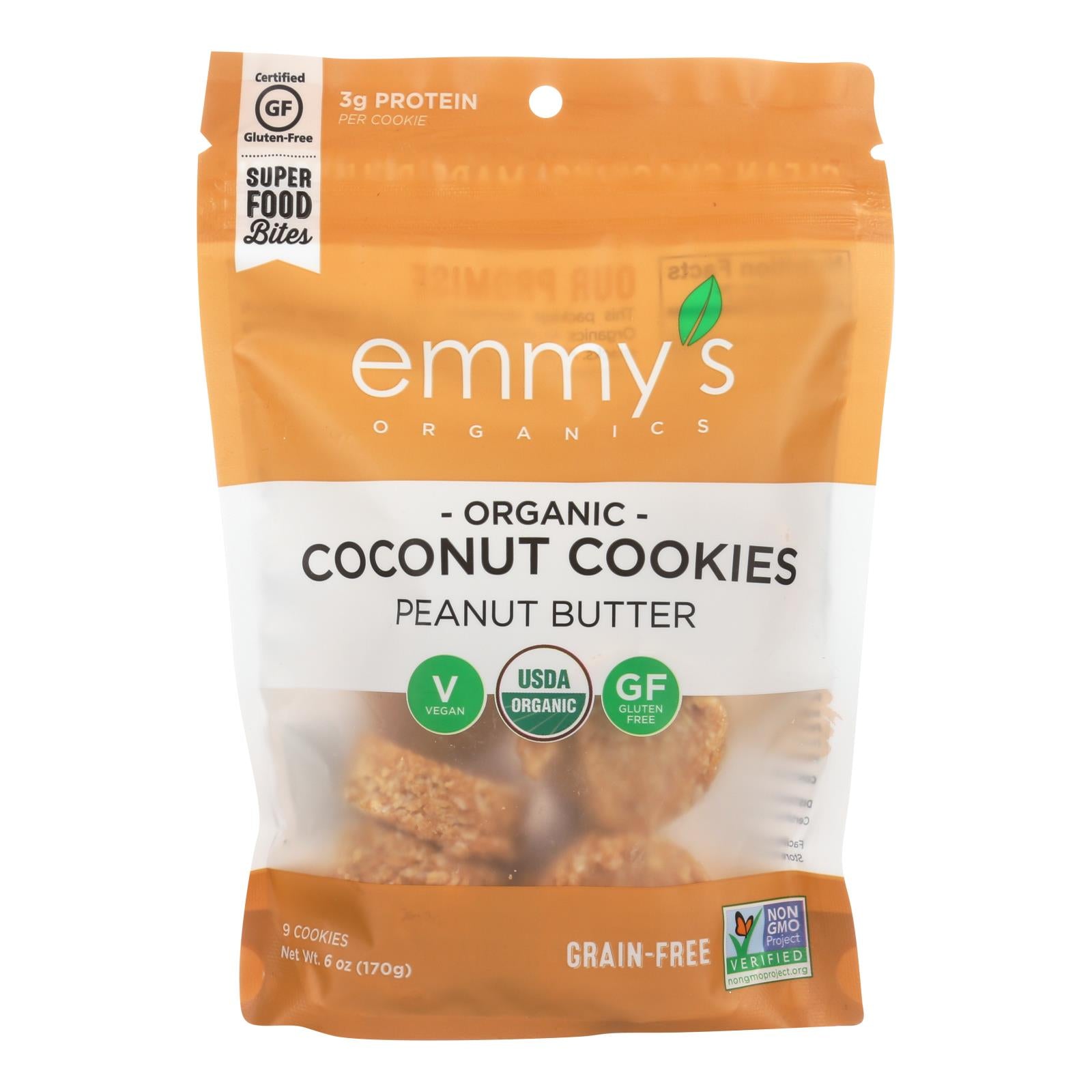 Emmy'S Organics, Emmy's Organics  Organic Coconut - Case of 8 - 6 oz. (Pack of 8)