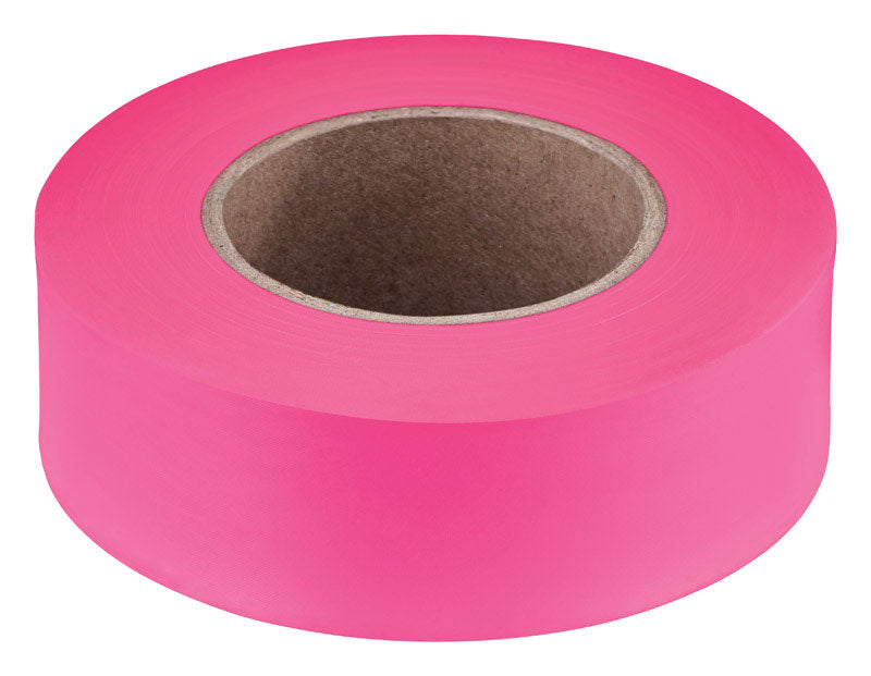 Empire, Empire  200 ft. L x 1 in. W Plastic  Flagging Tape  Pink