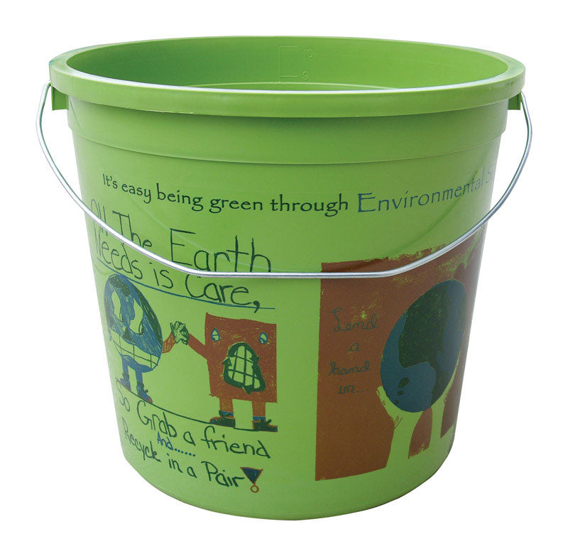 Encore, Encore EcoSmart Green 10 qt Paint Pail