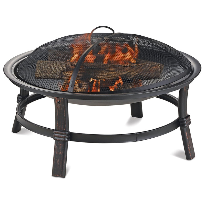 Mr Bar B Q Products Llc, Endless Summer  Wood  Fire Pit  18.1 in. H x 29.3 in. W x 29.3 in. D Metal