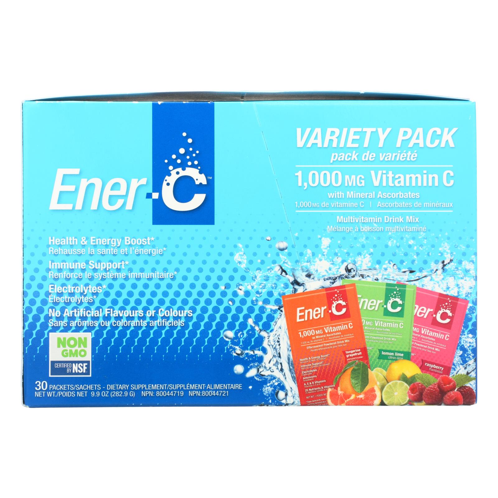 Ener-C, Ener-C - Variety Pack - 1000 mg - 30 packets - 1 each