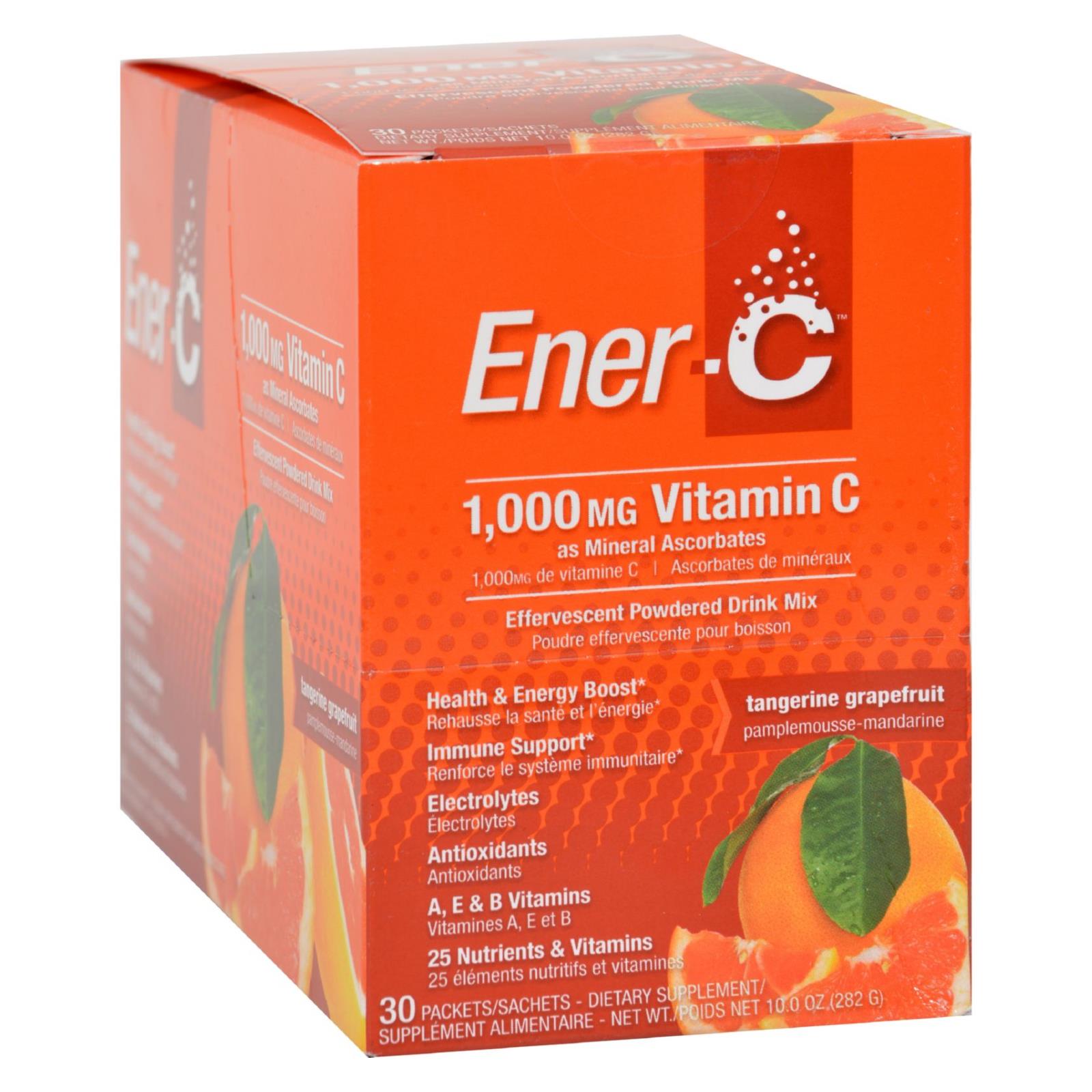 Ener-C, Ener-C Vitamin Drink Mix - Tangerine Grapefruit - 1000 mg - 30 Packets