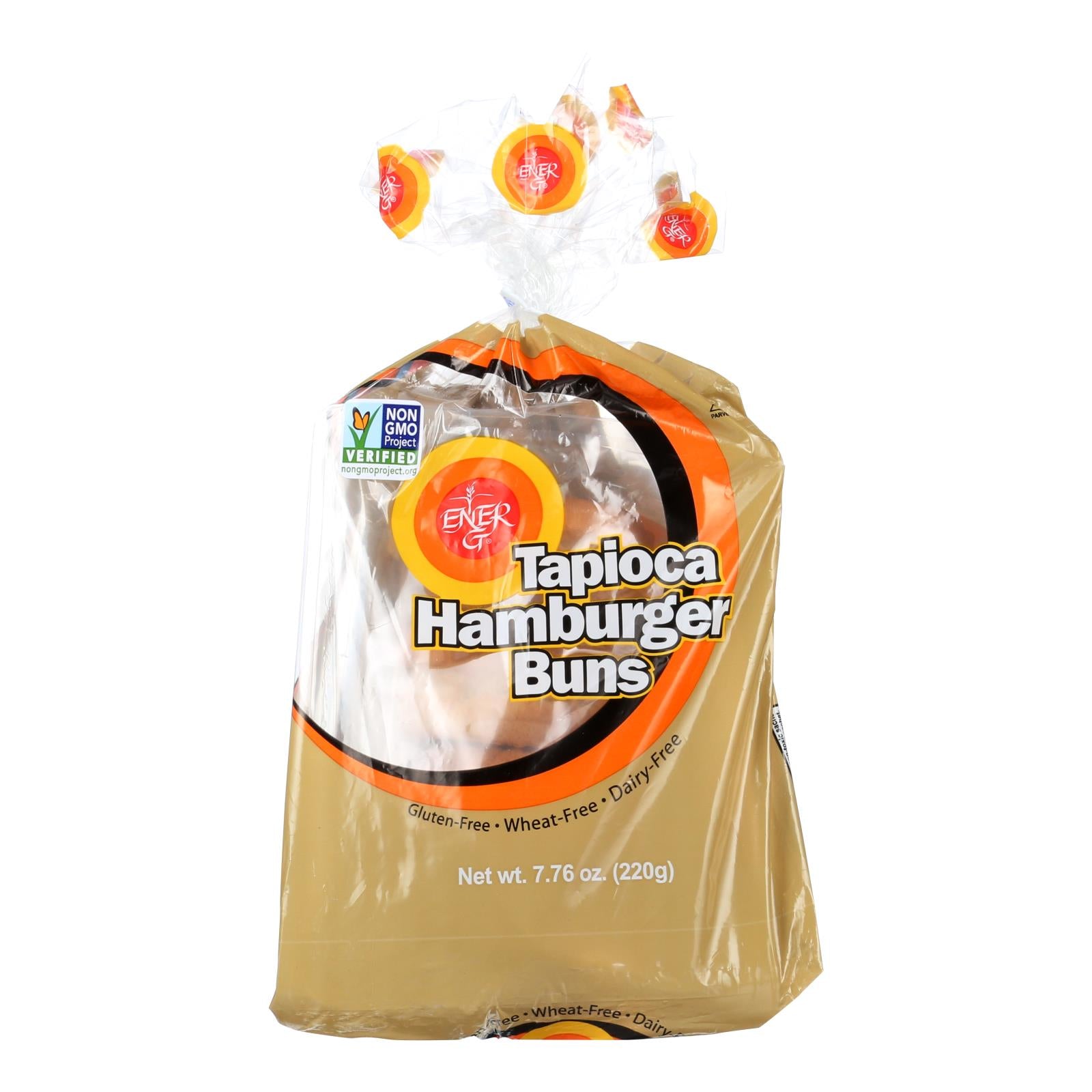 Ener-G Foods, Ener-G Foods - Hamburger Buns - Tapioca - 7.76 oz - case of 6 (Pack of 6)