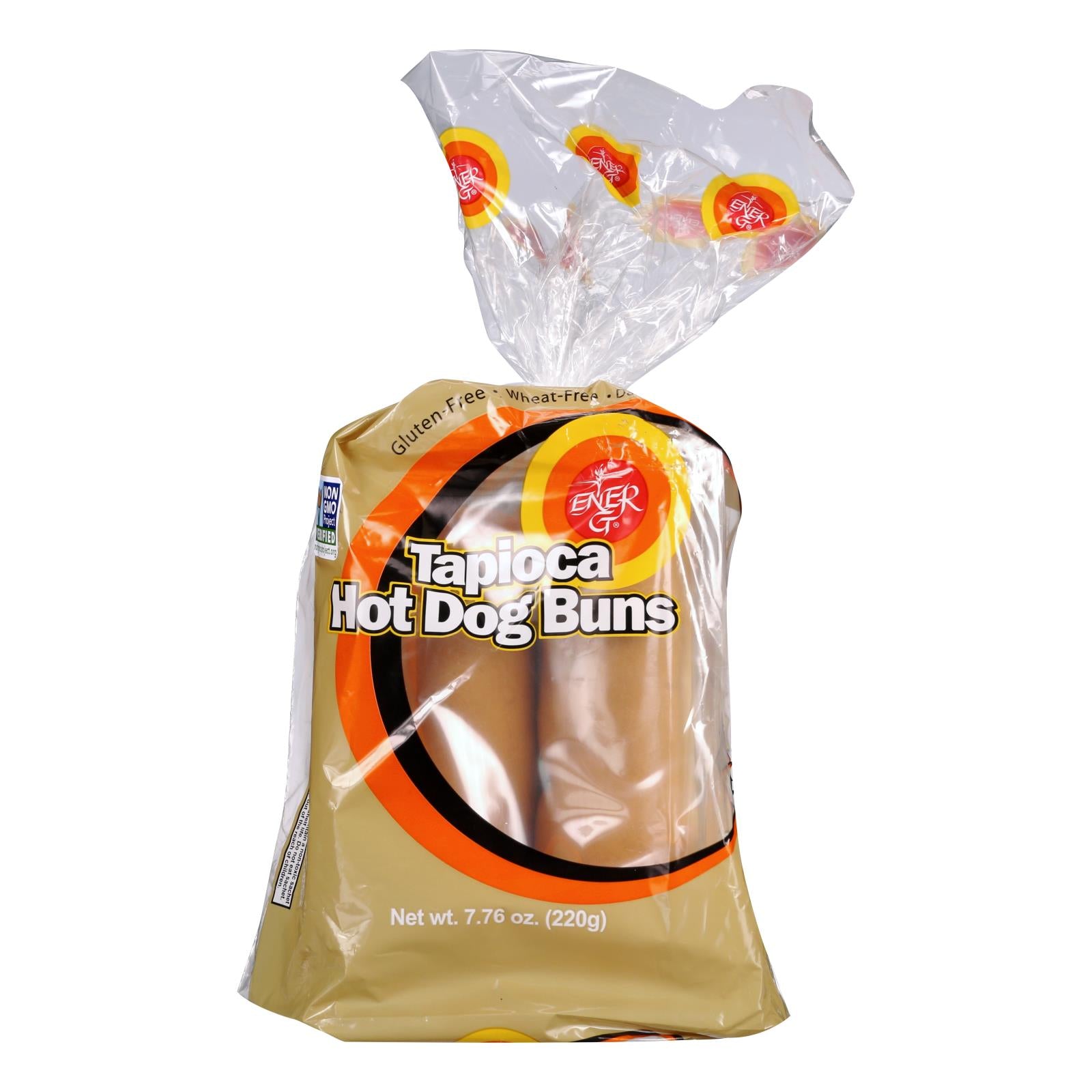 Ener-G Foods, Ener-G Hot Dog Buns, Tapioca  - Case of 6 - 7.76 OZ (Pack of 6)