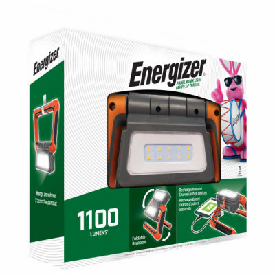 Eveready Battery Co, Energizer Panel Work Light, Adjustable, USB Port, 180-Degrees