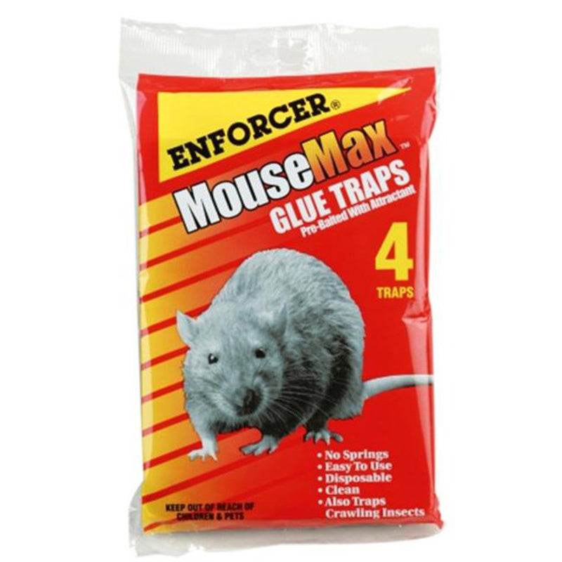 ENFORCER PRODUCTS INC, Enforcer MouseMax Non-Toxic Glue Pad For Mice and Rats 4 pk