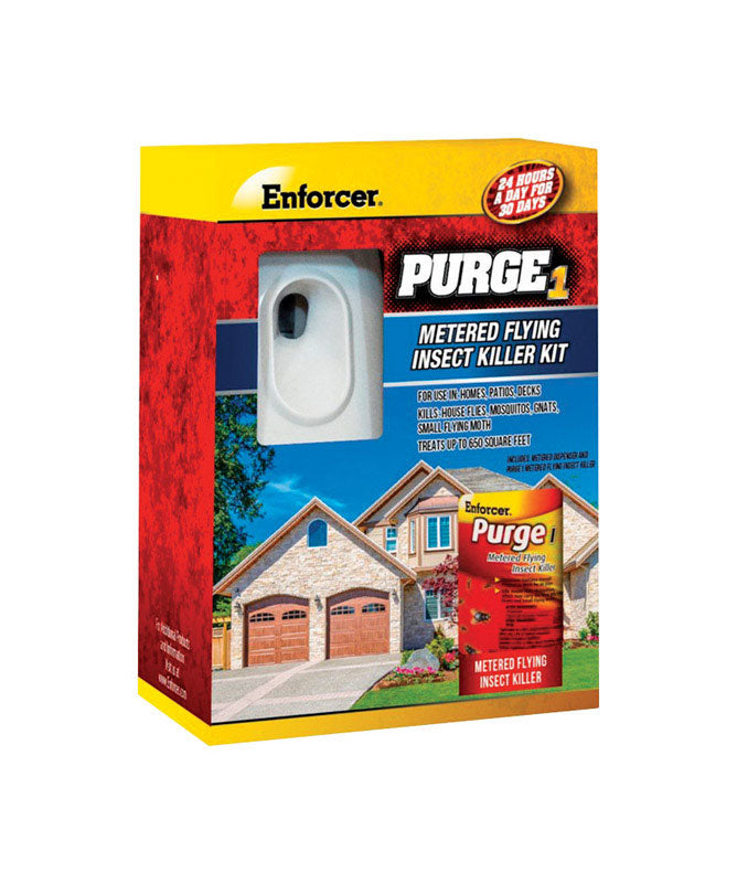 ENFORCER PRODUCTS INC, Enforcer Purge 1 Aerosol Metered Flying Insect Killer Kit 7.3 oz