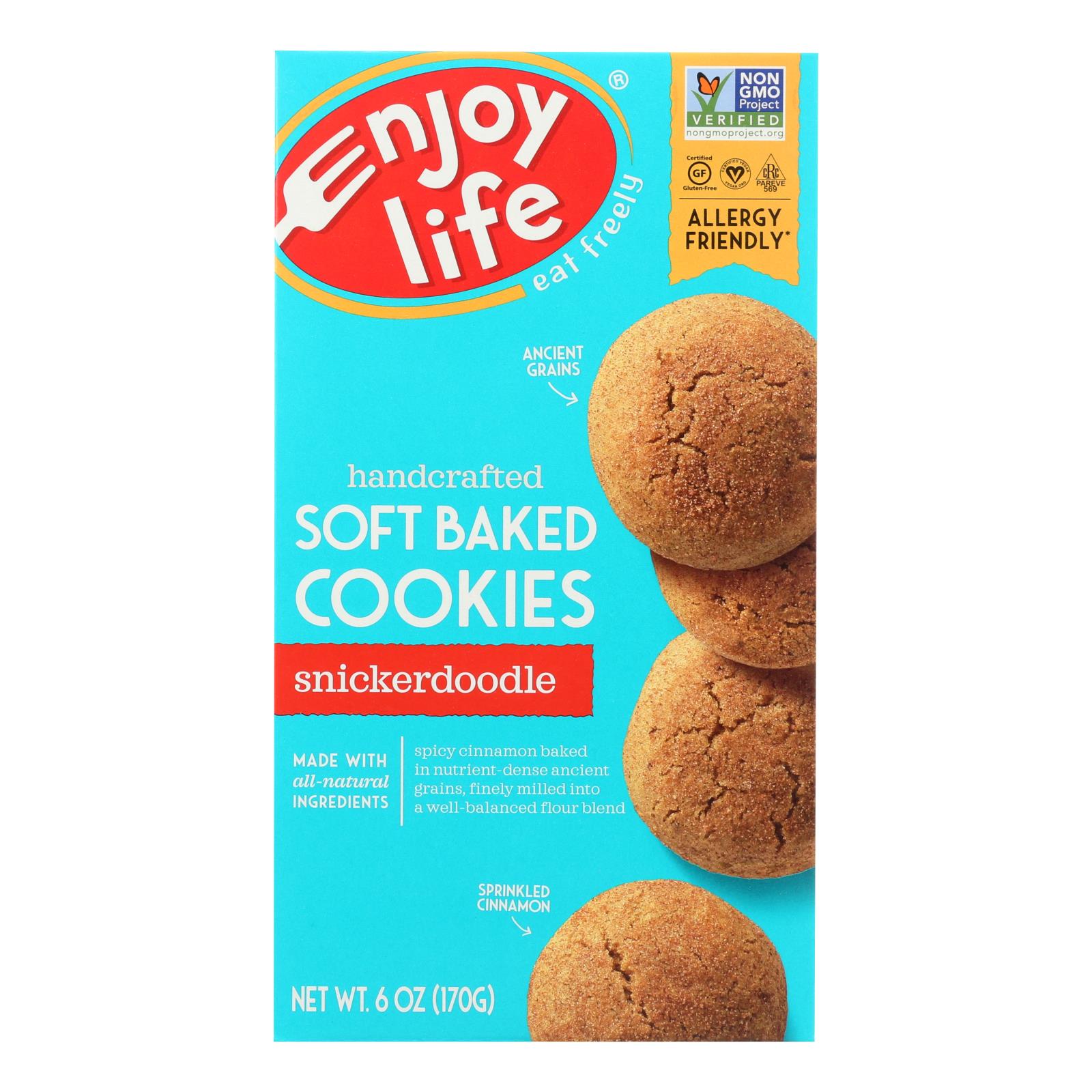 ENJOY LIFE, Enjoy Life - Cookie - Soft Baked - Snickerdoodle - Gluten Free - 6 oz - case of 6