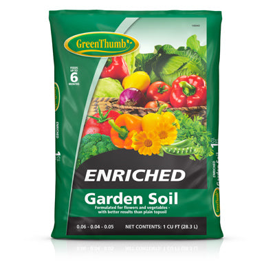 Green Thumb, Enriched Garden Soil, 1-Cu. Ft.