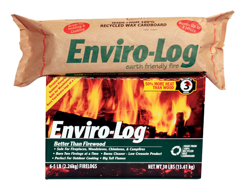 ENVIRO LOG COMPANY LLC, Enviro-Log Fire Log 1 pk (Pack of 6)