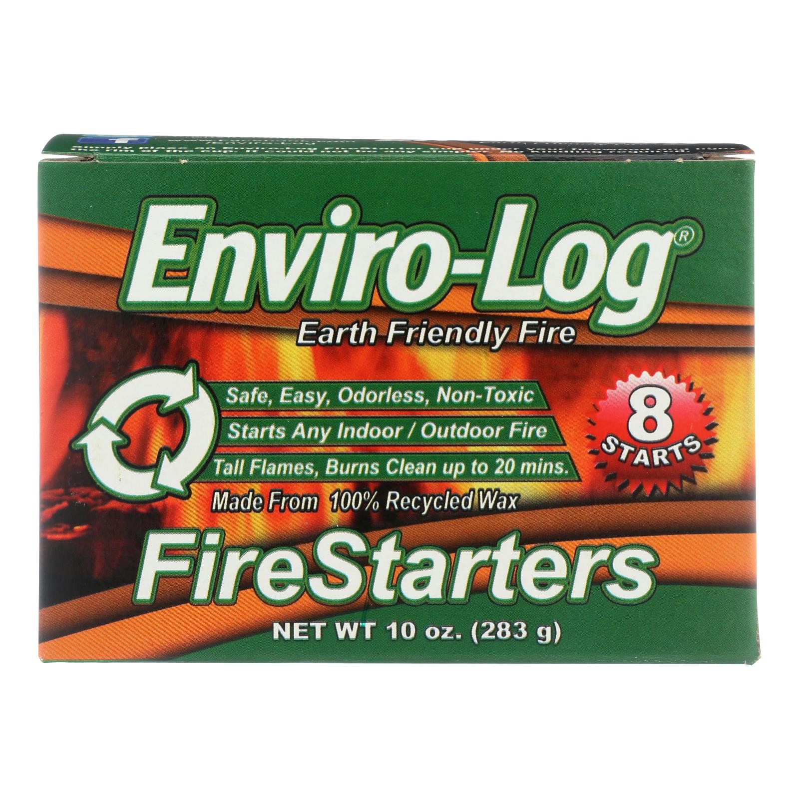 Enviro Log, Enviro Log Firestarters - 8 Ct - Case of 12 - 10 oz (Pack of 12)