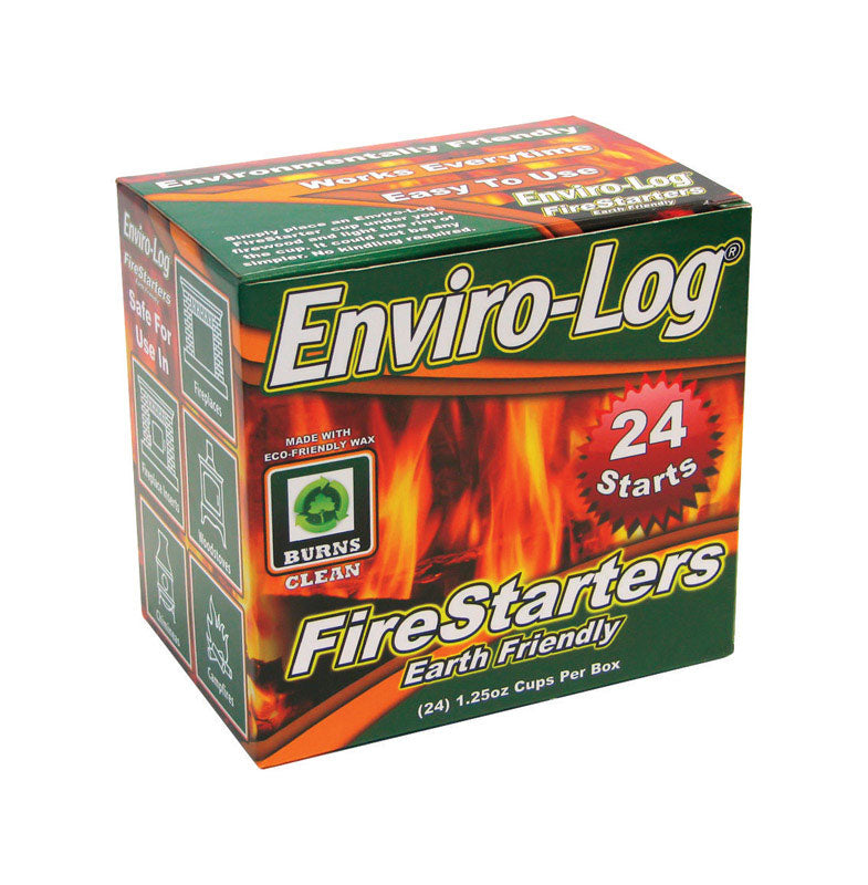 ENVIRO LOG COMPANY LLC, Enviro-Log Wax Fire Starter 1-1/4 oz. (Pack of 6)