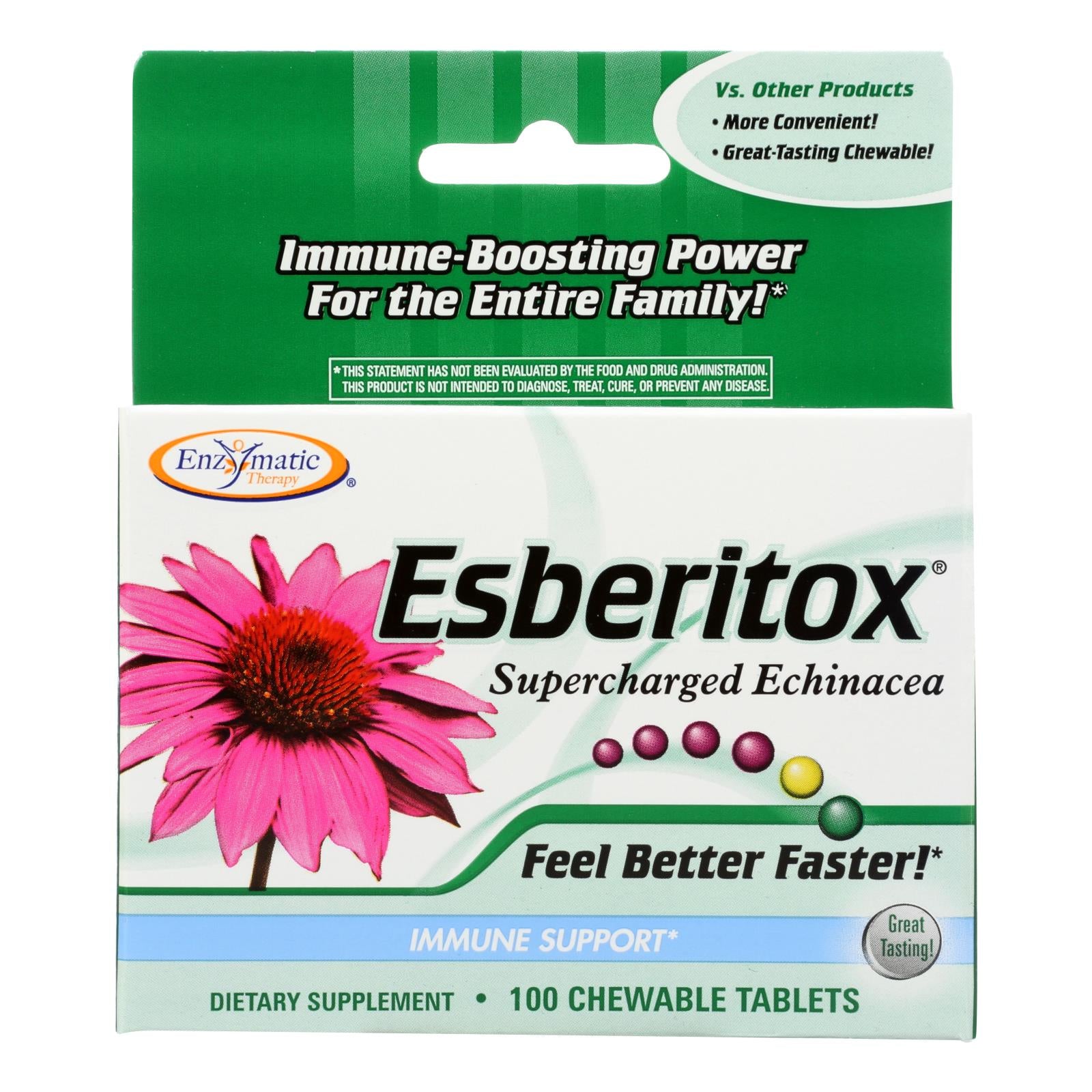 Enzymatic Therapy, Enzymatic Therapy Esberitox Supercharged Echinacea Dietary Supplement  - 1 Each - 100 TAB