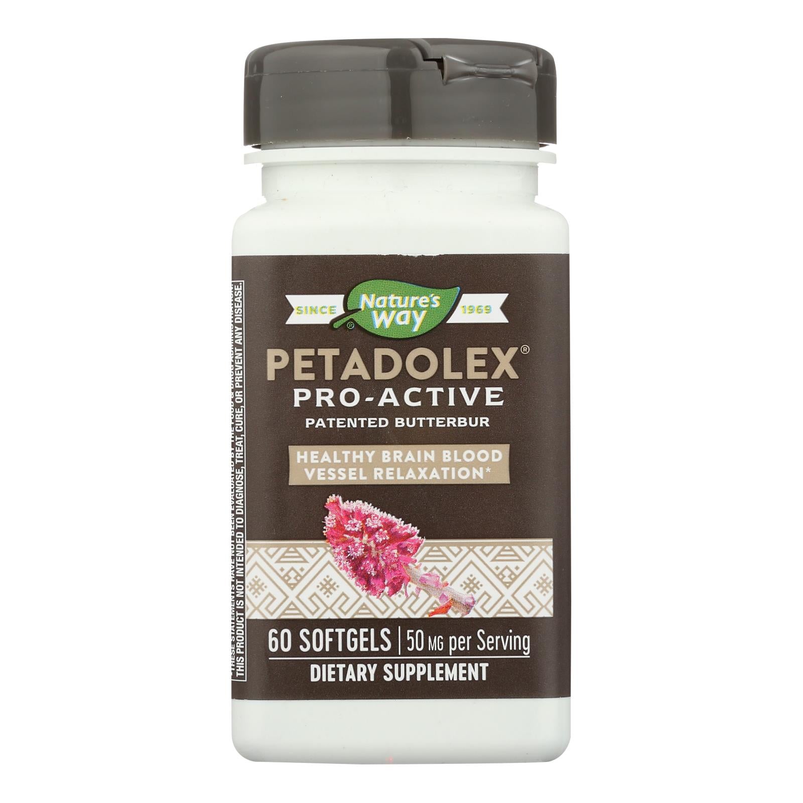 Enzymatic Therapy, Enzymatic Therapy Petadolex Pro-Active Dietary Supplement  - 1 Each - 60 SGEL