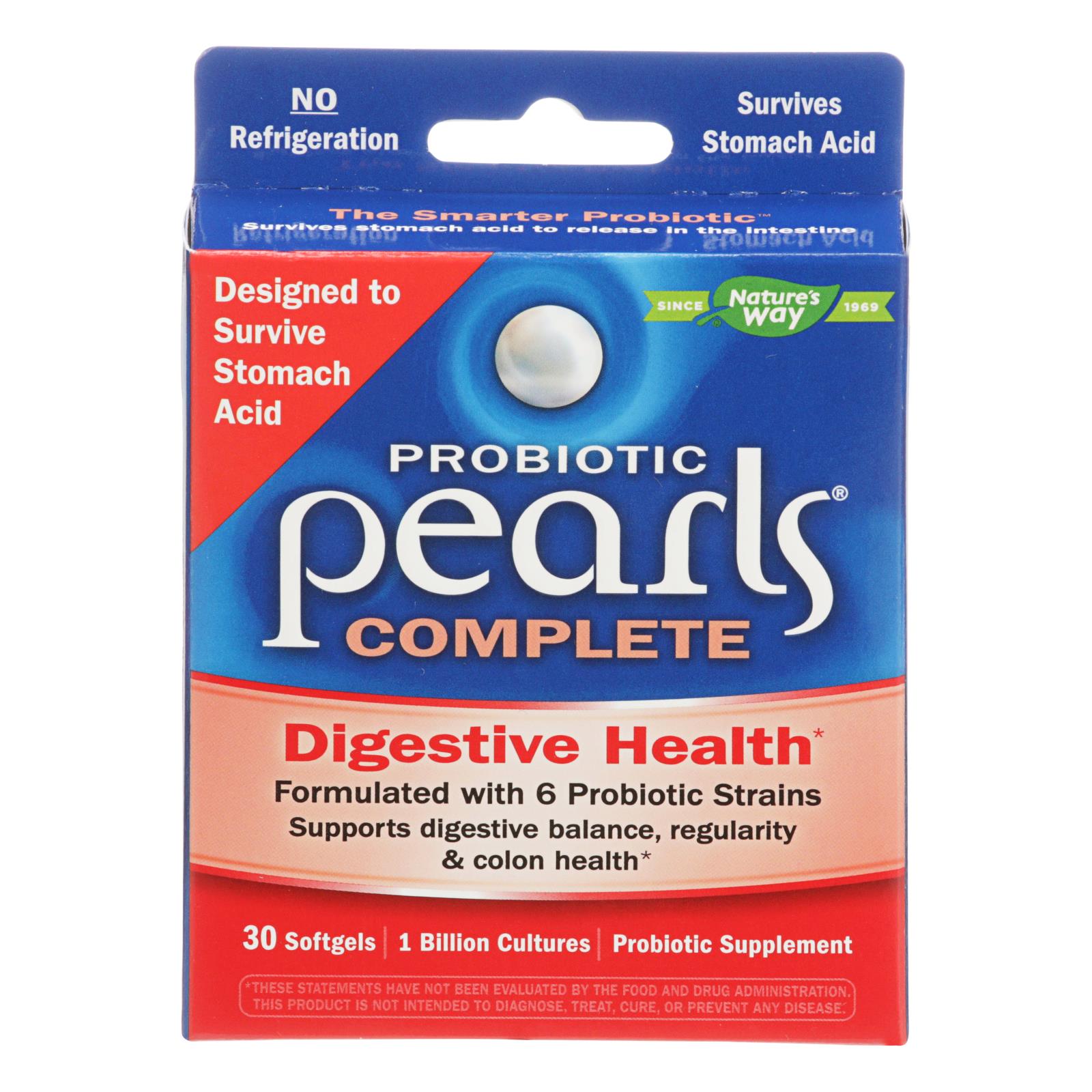 Enzymatic Therapy, Enzymatic Therapy - Probiotic Pearls Complete - 1 Each - 30 SGEL