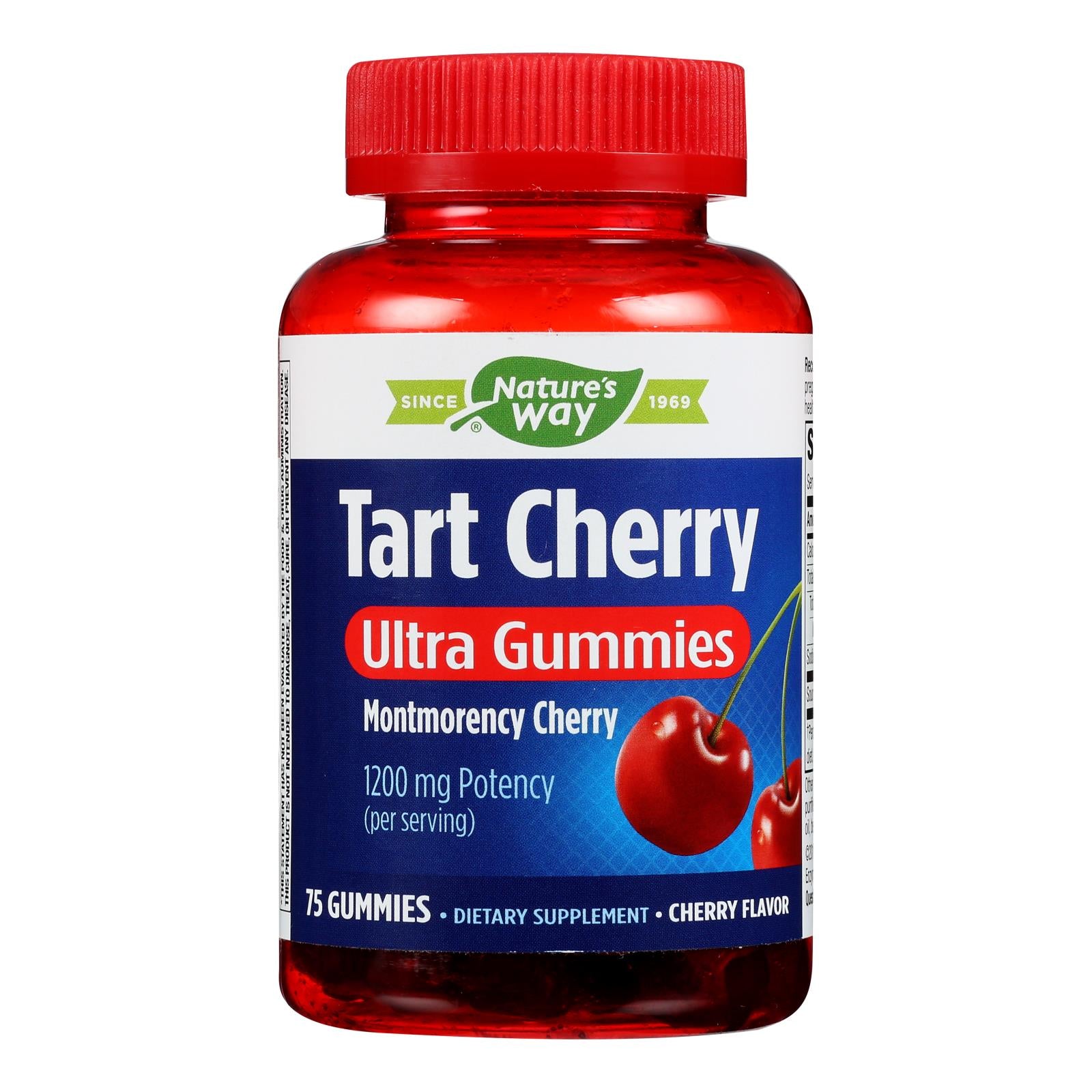 Enzymatic Therapy, Enzymatic Therapy - Tart Cherry Ul Gum 1200mg - 1 Each - 75 GUM