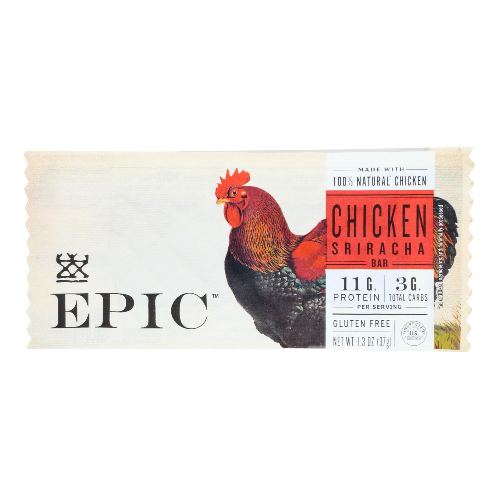 Epic, Epic - Bar Chicken Sriracha - Case of 12-1.3 OZ