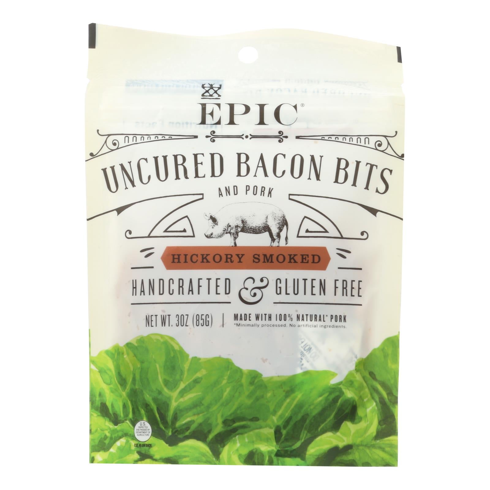 Epic, Epic - Bites - Bacon - Hickory Smoked - Case of 10 - 3 oz (Pack of 10)