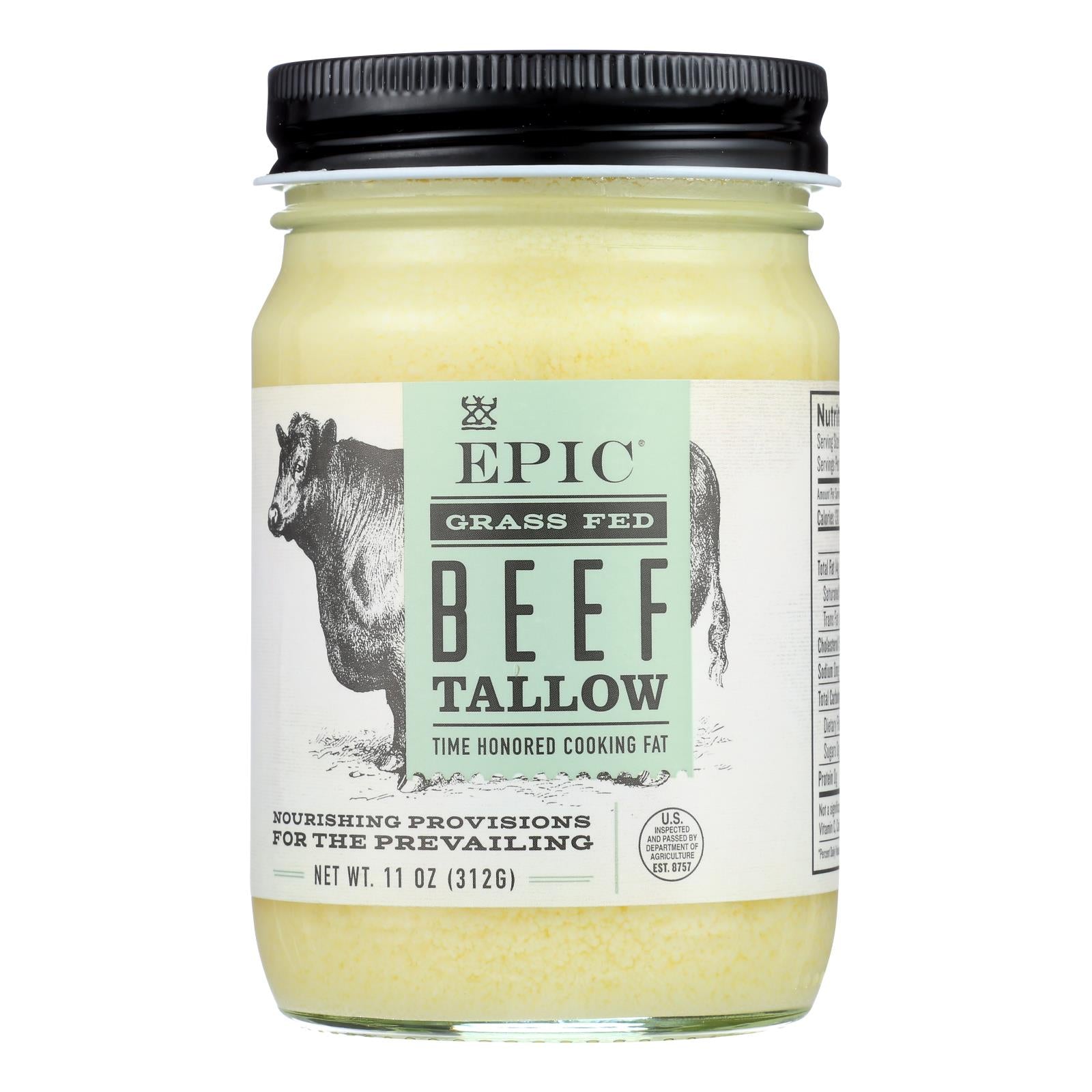 Epic, Epic - Oil Beef Tallow - Case of 6 - 11 OZ (Pack of 6)