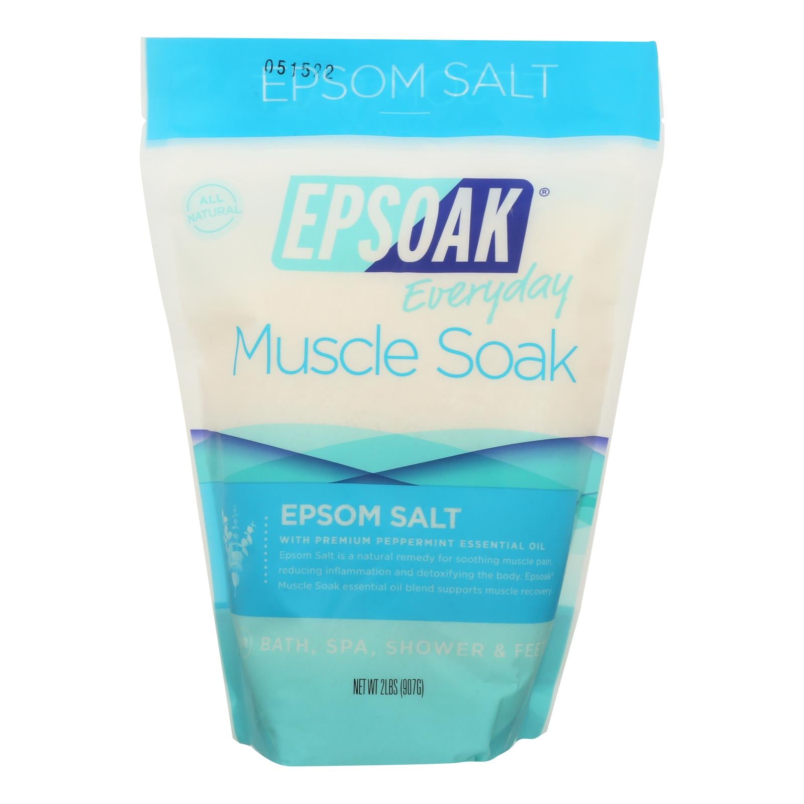 Epsoak, Epsoak - Epsm Salt Peo Muscle Soak - Case of 6 - 2 LB (Pack of 6)