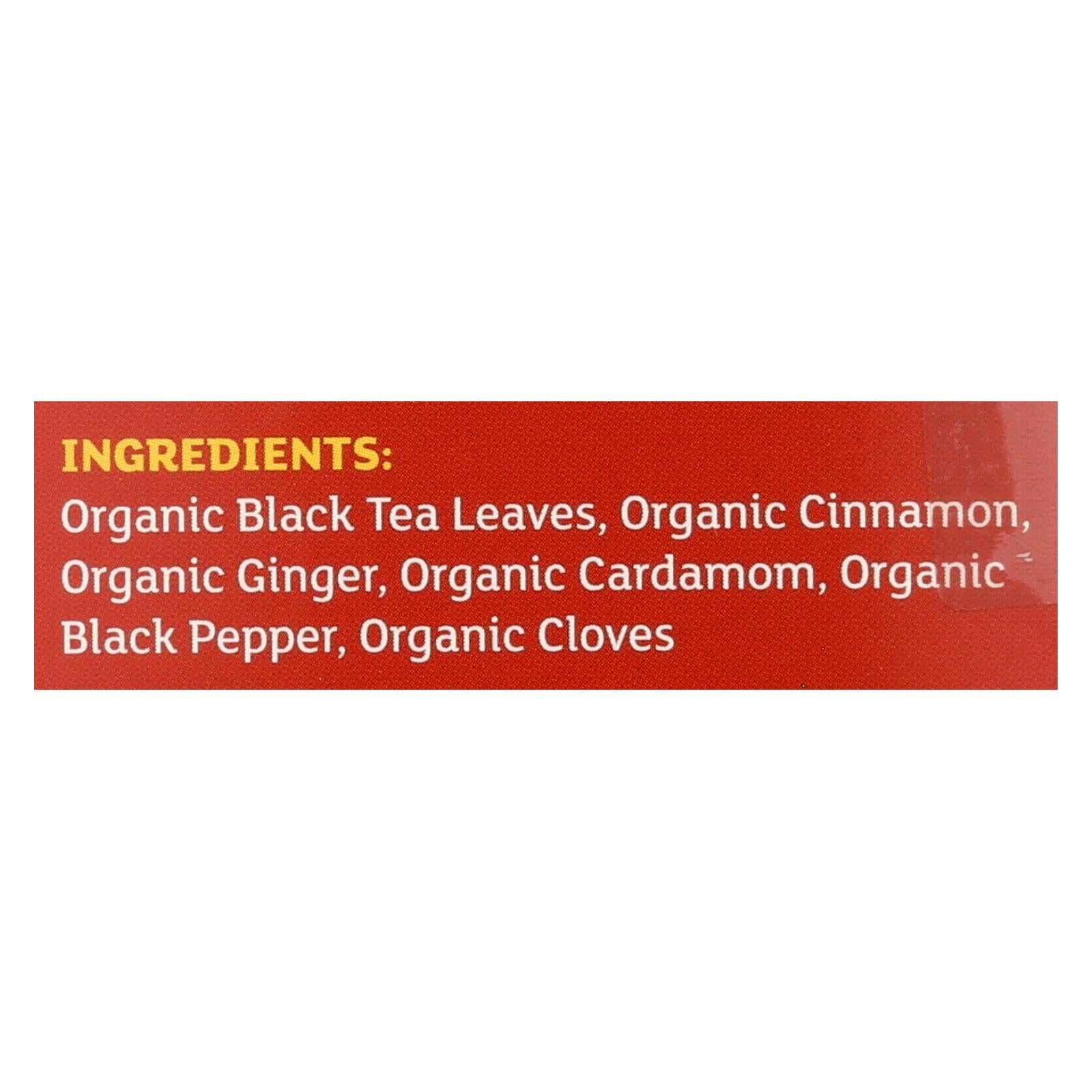 Equal Exchange, Equal Exchange Organic Chai Tea - Chai Tea - Case of 6 - 20 Bags (Pack of 6)