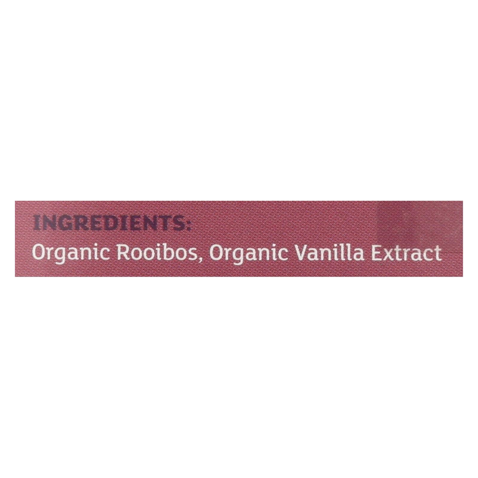 Equal Exchange, Equal Exchange Organic Herbal Tea Vanilla Rooibos - Vanilla - Case of 6 - 20 Bags (Pack of 6)