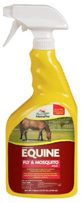 Manna Pro Corp, Equine Fly &Mosquito Spray, Ready-to-Use, 1-Qt.