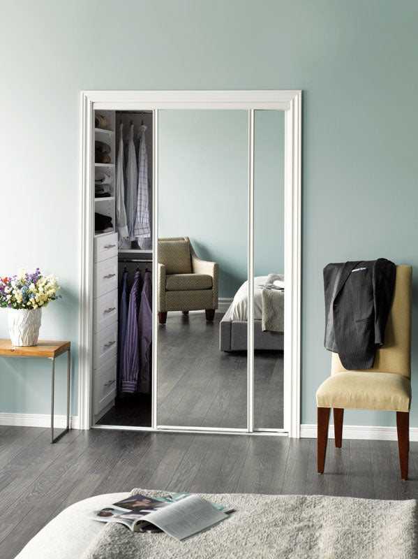 RENIN US LLC, Erias 60 in. W X 3 in. Mirrored Sliding Door