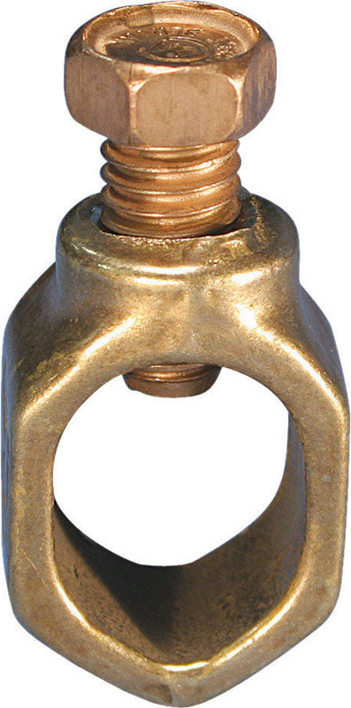 ERICO INTERNATIONAL CORPORATION, Erico 1/2-5/8 in. Copper Ground Clamp 1 pk