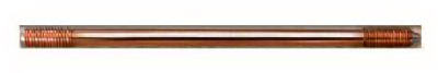 ERICO INTERNATIONAL CORPORATION, Erico 1/2 in. Copper-Bonded Steel Ground Rod 1 pk