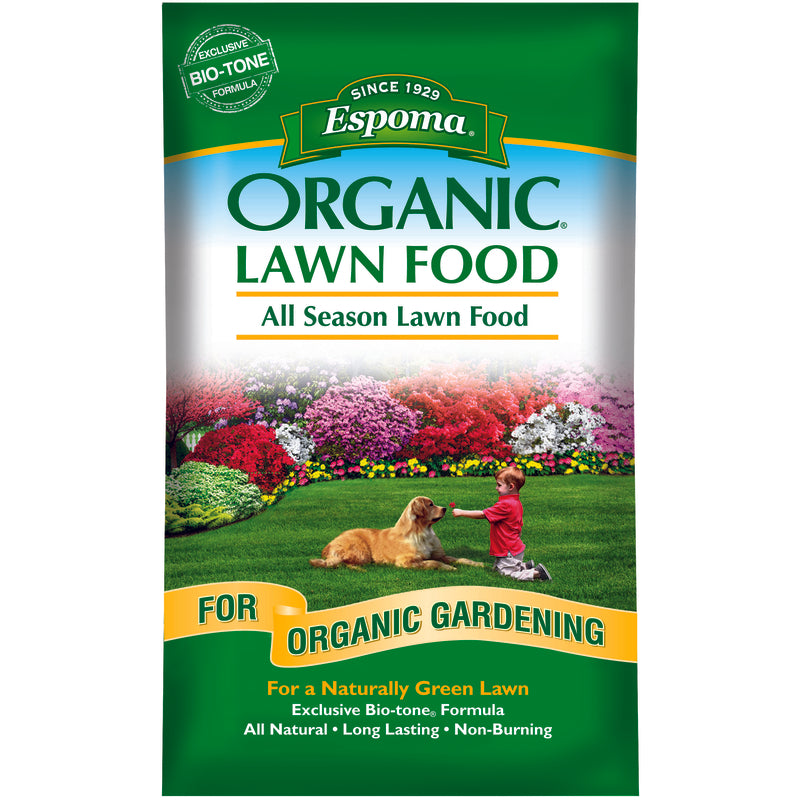 ESPOMA COMPANY THE, Espoma Organic All-Purpose Lawn Food For All Grasses 5000 sq ft