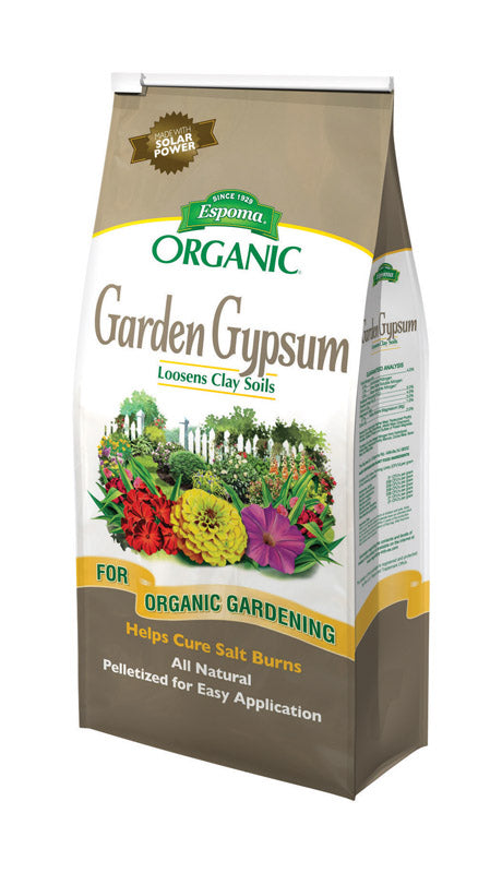 ESPOMA COMPANY THE, Espoma Organic Garden Gypsum 30 sq ft 6 lb