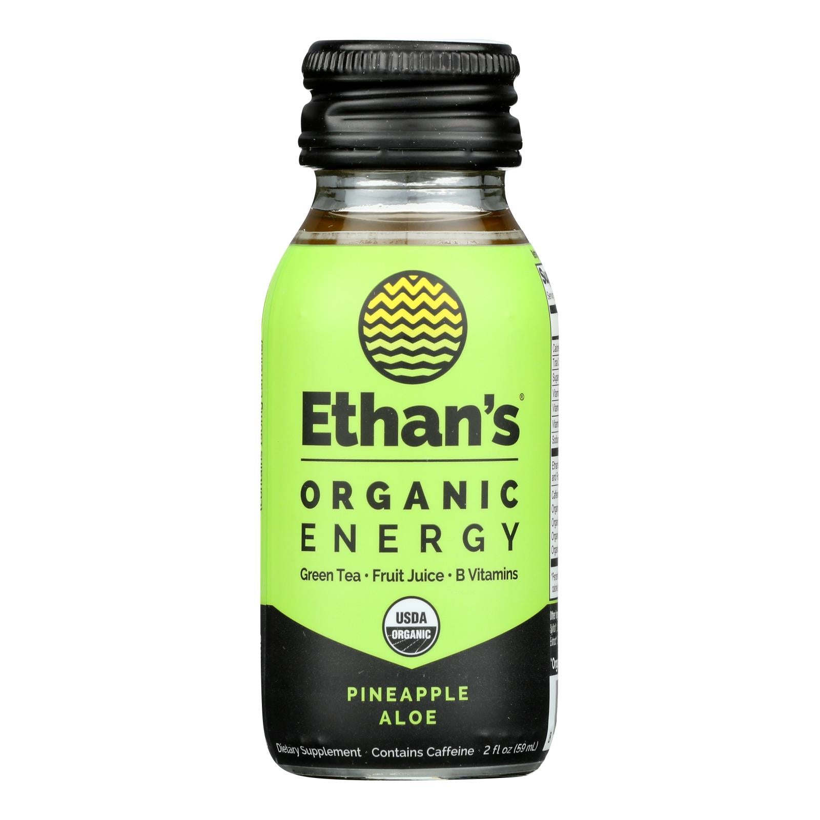 Ethan'S, Ethan's - Energy Sht Pineap Aloe - Case of 6-2 FZ (Pack of 6)