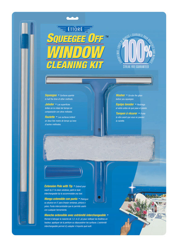 ETTORE STECCONE PRODUCTS, Ettore 12 in. Rubber Window Cleaning Kit