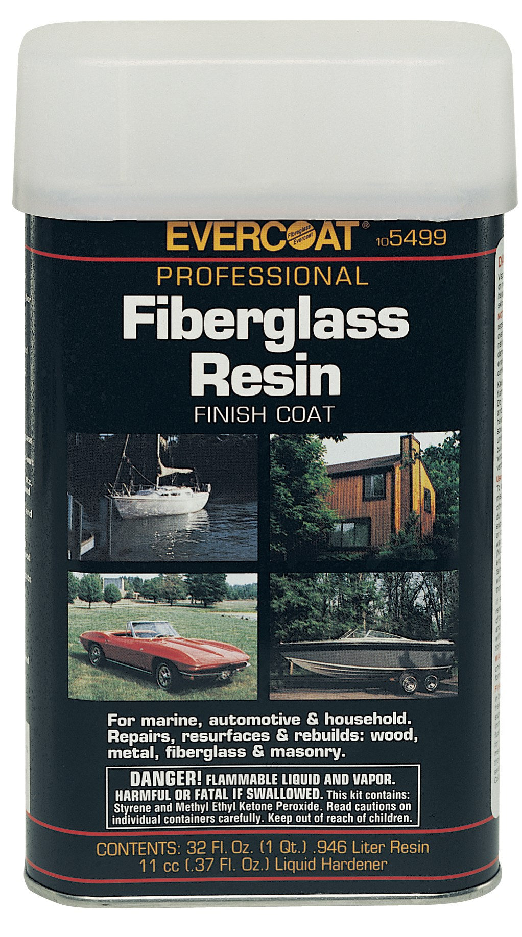 FIBRE GLASS EVERCOAT CO, Evercoat Fiberglass Resin 1 qt