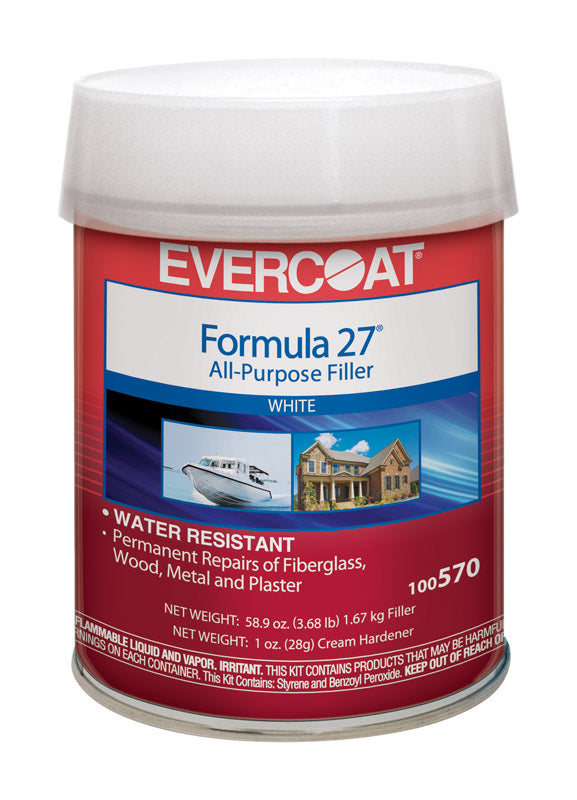 FIBRE GLASS EVERCOAT CO, Evercoat Formula 27 All-Purpose Filler 1 qt