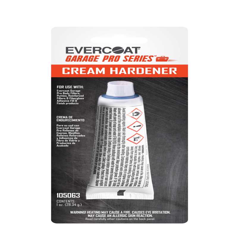 ITW GLOBAL BRANDS, Evercoat Garage Pro Series Cream Hardener 1 oz