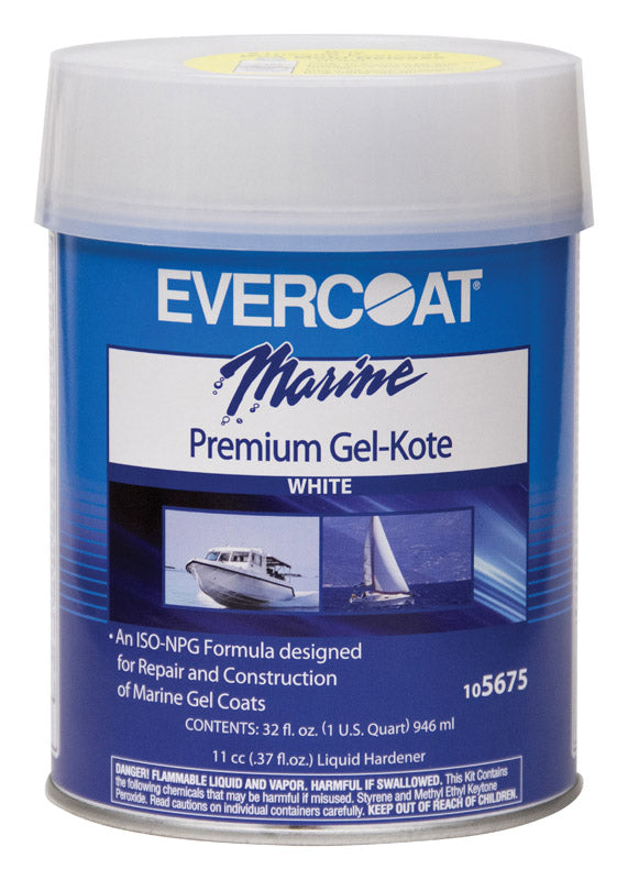 FIBRE GLASS EVERCOAT CO, Evercoat  Gel Coat Repair Kit  1 qt.