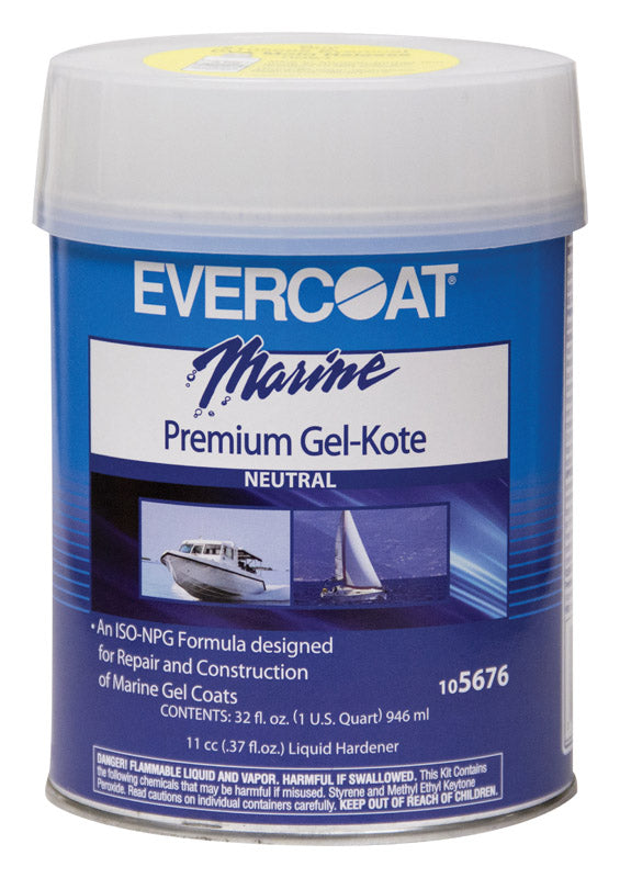 FIBRE GLASS EVERCOAT CO, Evercoat  Gel Coat Repair Kit  1 qt.