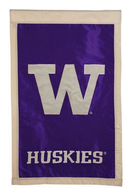 Evergreen, Evergreen Enterprise House Flag University Of Washington 28" X 44"