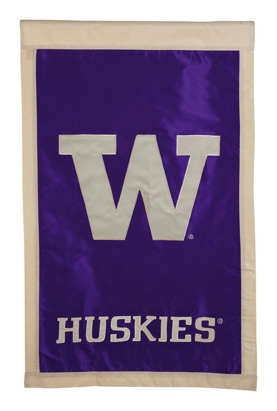 Evergreen, Evergreen Enterprise House Flag University Of Washington 28" X 44"