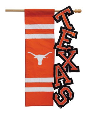 Evergreen, Evergreen Enterprise Mini Flag University Of Texas 12.5" L X 18" H Orange, White