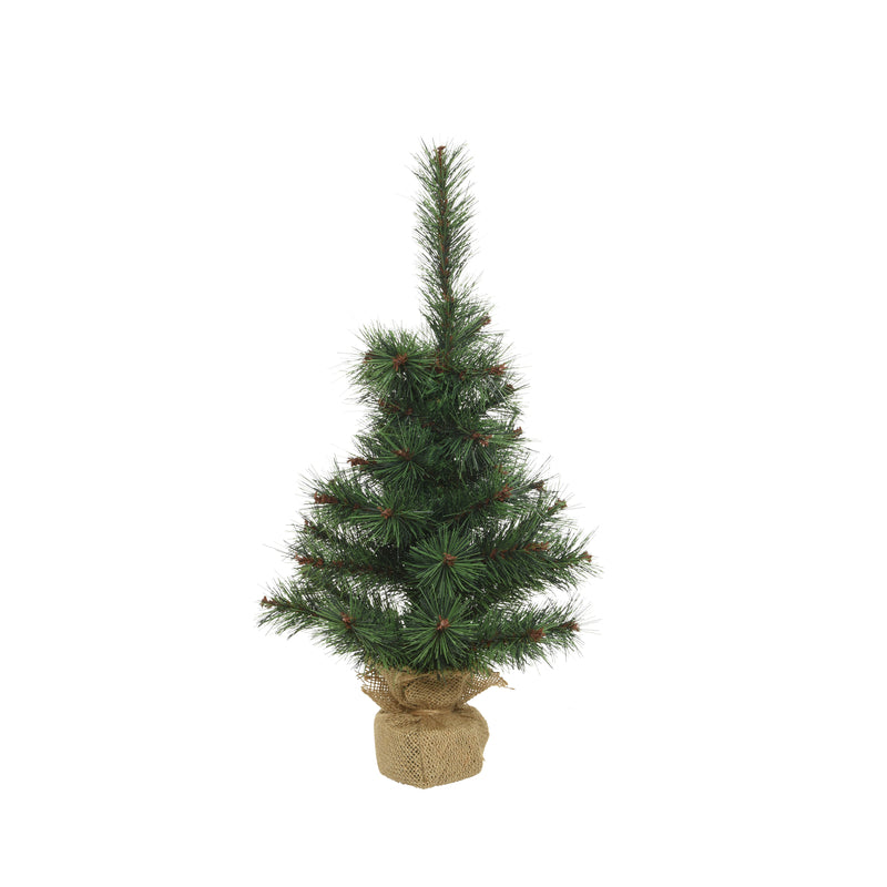 KAEMINGK INTERNATIONAL, Everlands 1 ft. Full Mini Tree Ontario Christmas Tree (Pack of 12)