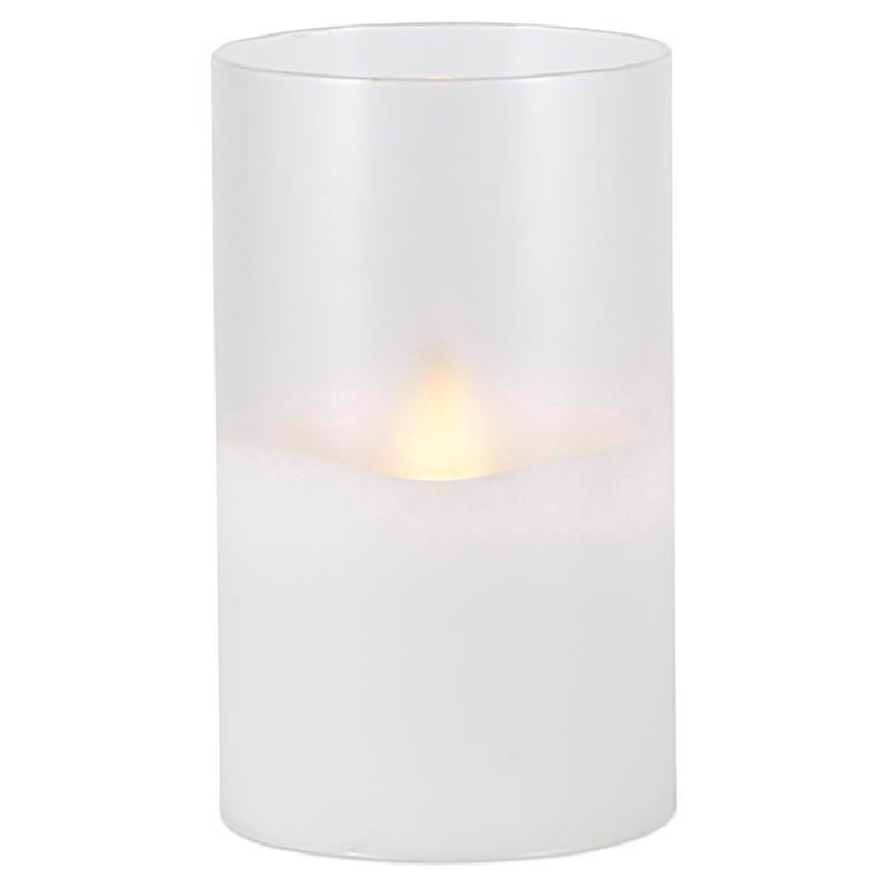 GERSON COMPANY/GIL DIVISION, Everlasting Glow White No Scent Scent Flameless Hand Poured Candle (Pack of 6)