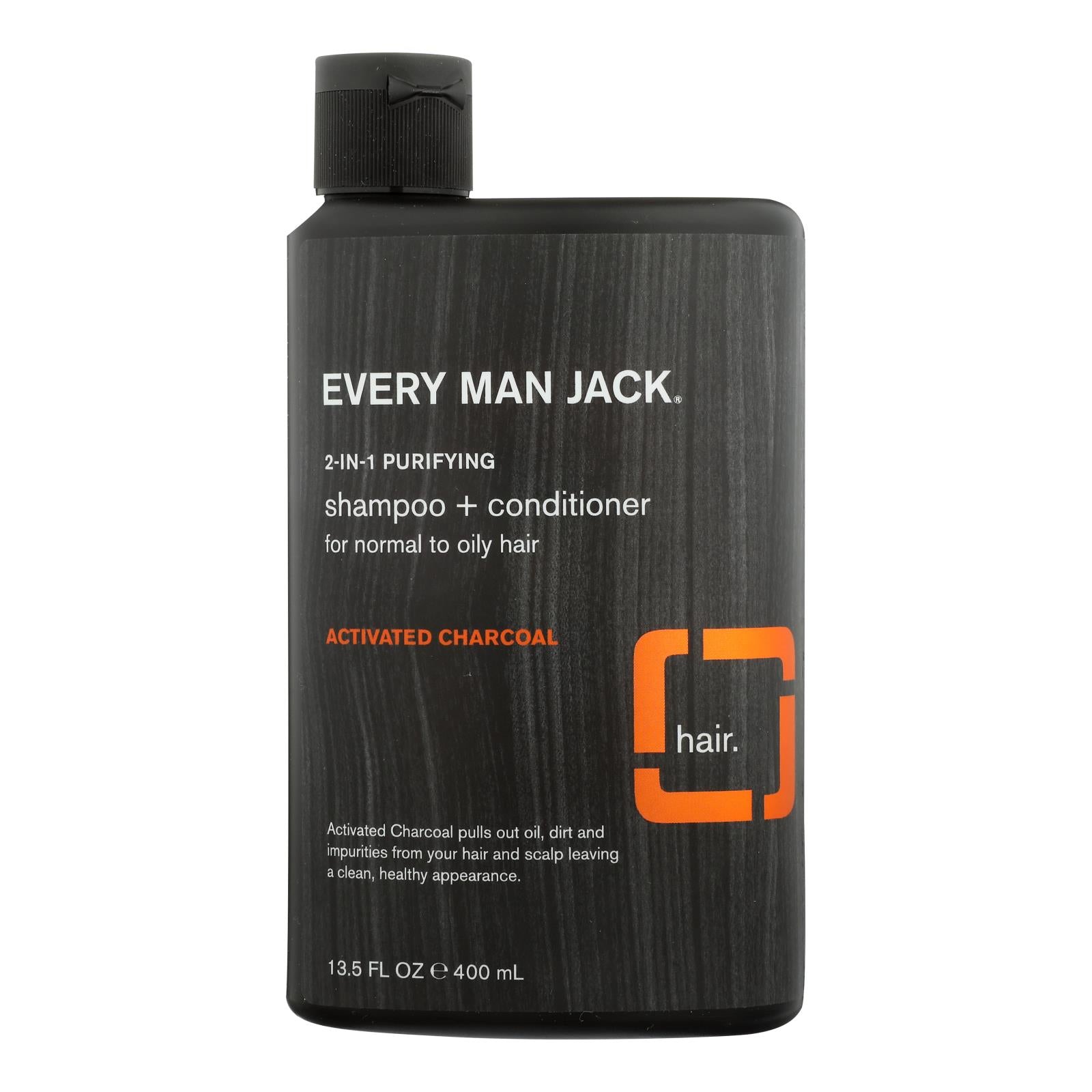 Every Man Jack, Every Man Jack - 2in1 Purfing Activ/charcl - 1 Each - 13.5 OZ