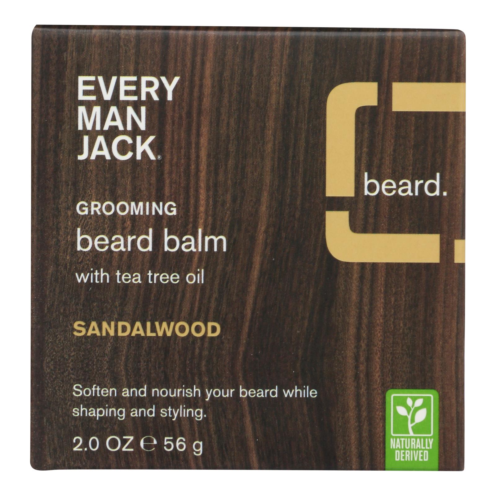 Every Man Jack, Every Man Jack - Beard Balm Sandalwood - 1 Each - 2 OZ